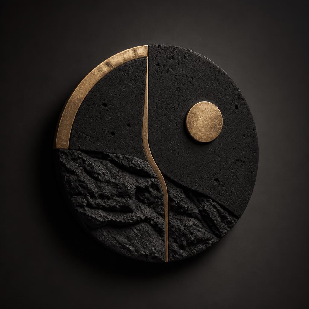 Basalt Disk II by Naomi Sasaki